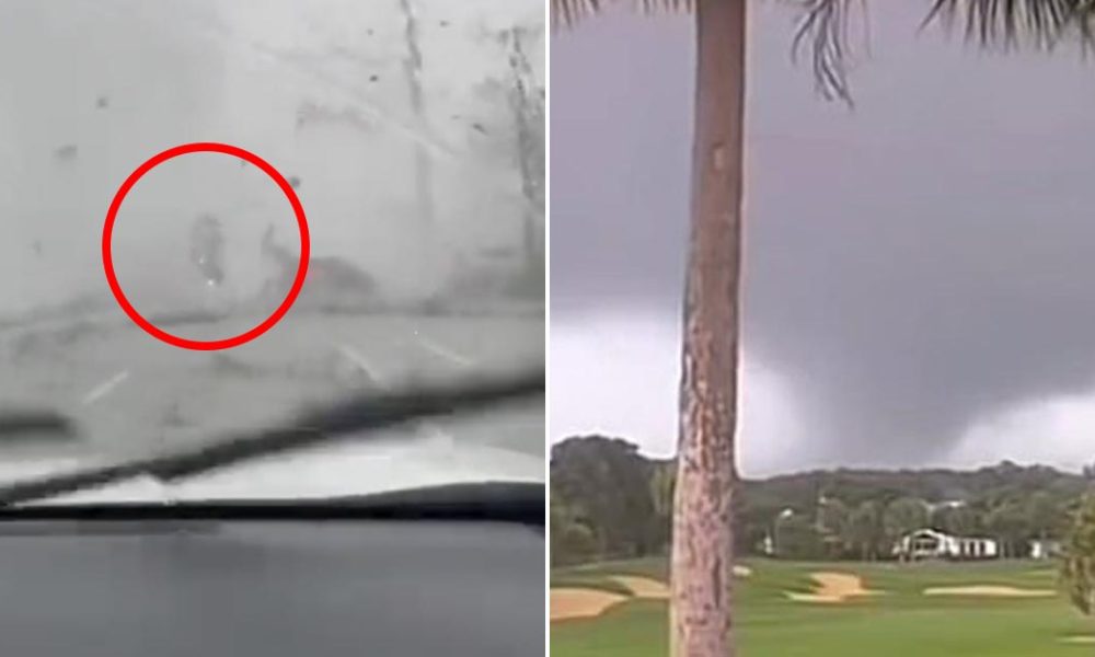 Tornado Flips Cars And Blows Everything Out Of Its Path In South Florida