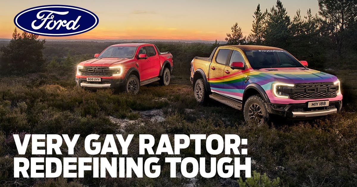 WATCH Ford Has Rolled Out an LGBT 'Very Gay Raptor' Truck