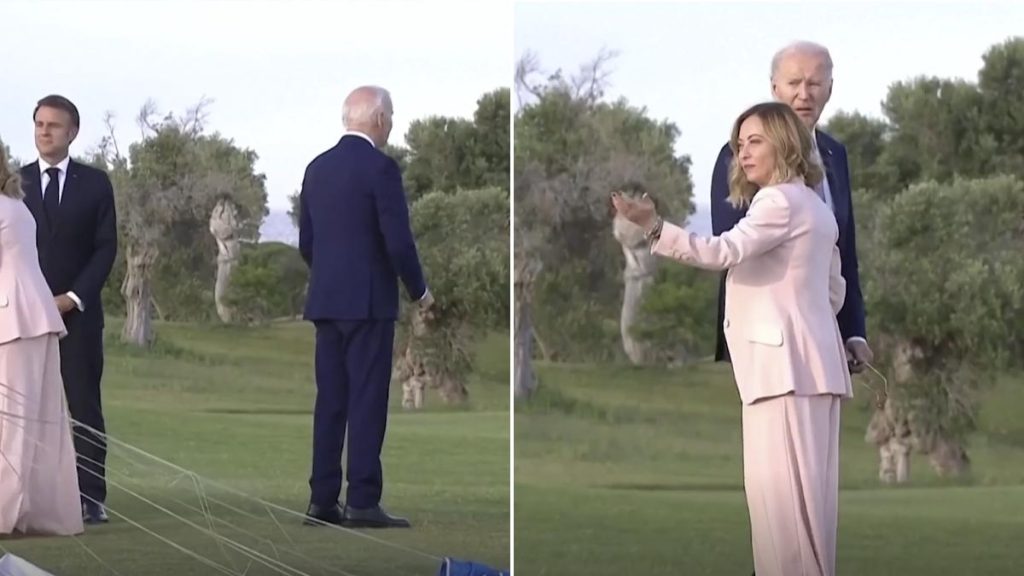 WATCH: Biden Appears To Wander Off At G7 Summit Before Being Pulled ...